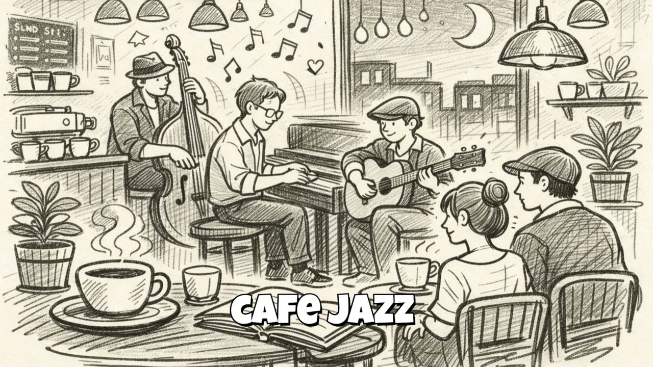 카페 재즈 BGM / Cozy Café Jazz ☕ Soft & Mellow Background Music | Coffee Shop BGM