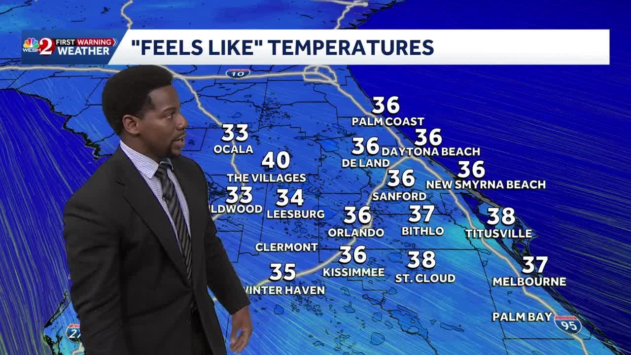 'Extreme cold' set in overnight in Central Florida' freezing temps stick around