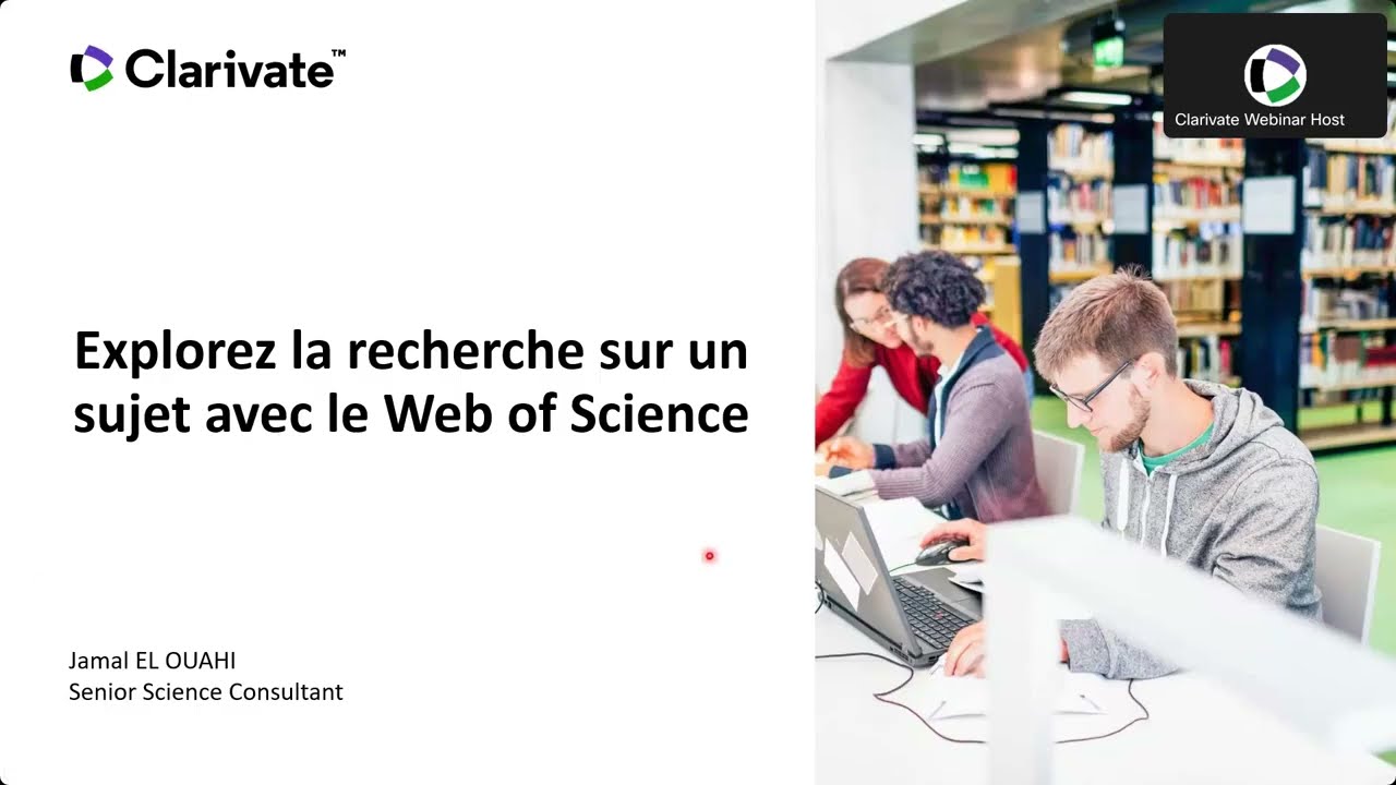 Module 1 - Explorez la recherche sur un sujet avec le Web of Science et le Research Assistant