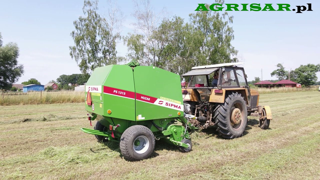 URSUS 1012 + SIPMA PS 1315 HUZAR, URUCHOMIENIE U ROLNIKA, NOWA BELARKA SIPMA