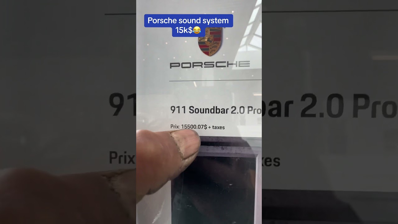 Porsche sound system a 15500$ 🤯😍 #mecanour #porsche #sound
