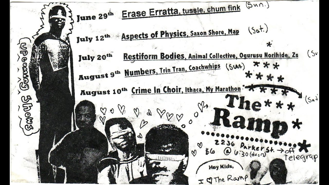Restiform Bodies Live at The Ramp - Berkeley, Ca (July 20, 2003?)