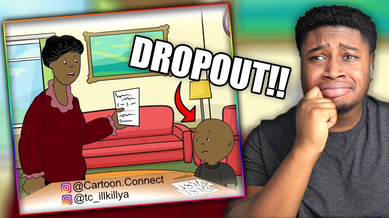 CAILLOU FAILS ELEMENTARY SCHOOL! | Darius Part 2 (Caillou Parody) Reaction!