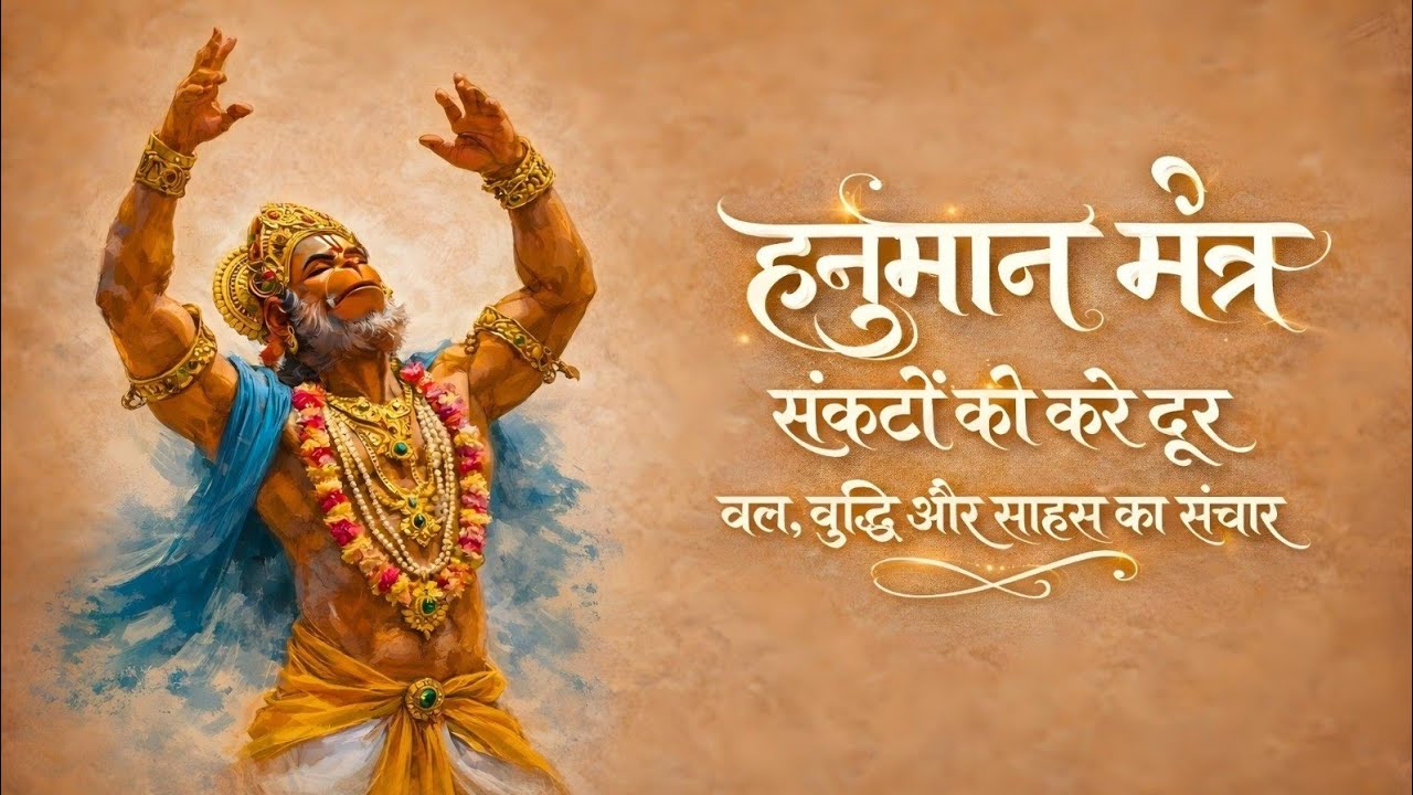 हनुमान मंत्र 🙏 | Sankat Ko Door Kare | Power of Bajrangbali