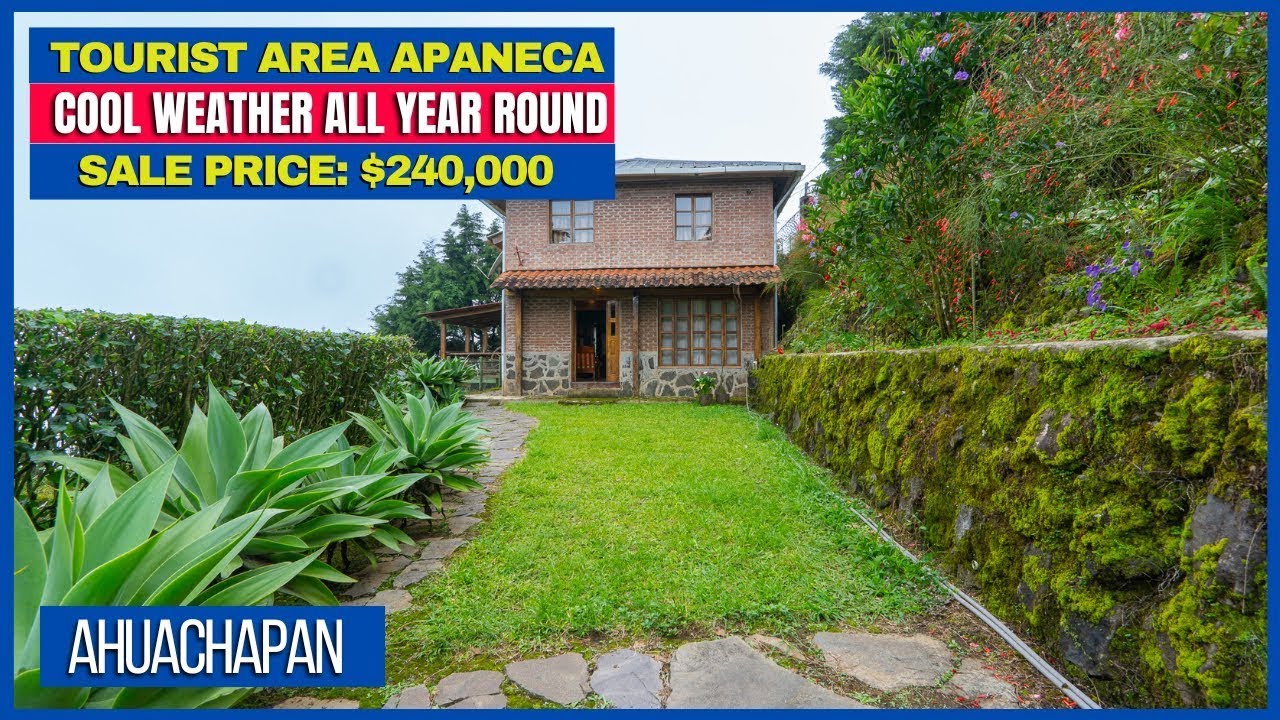 🌿 LIVE in the MOUNTAINS! Furnished HOME w/ COFFEE PLANTS & DREAM Weather in Apaneca – $240,000