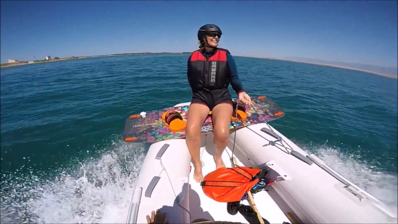 Yamaha 15 hp, 43 km/h, speedtest, wakeboarding ...