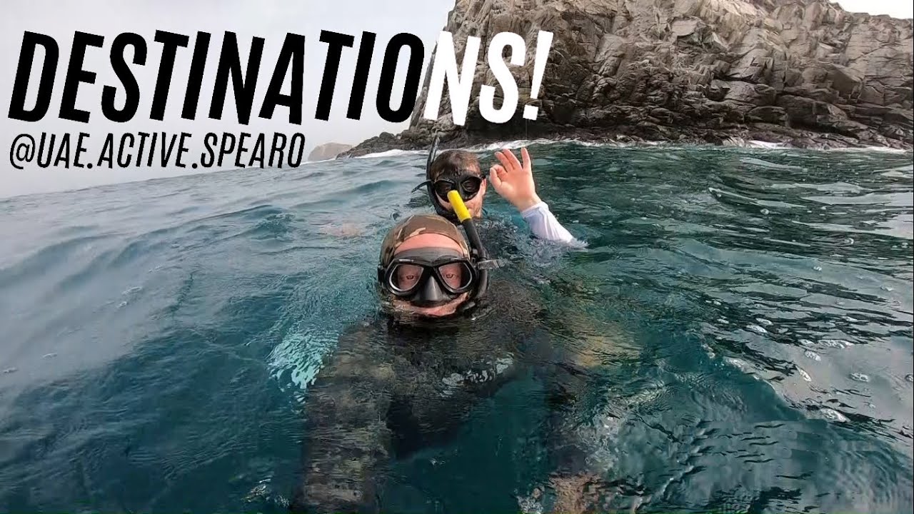Reef check on a wavy day in Khorfakkan + Dibba rock - Freediving