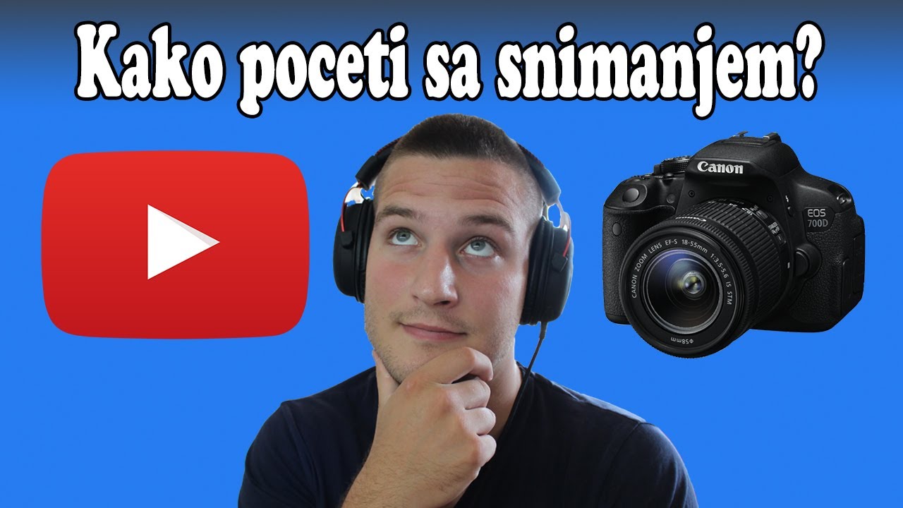 KAKO POCETI SA SNIMANJEM NA YOUTUBE-U? - MilosHD
