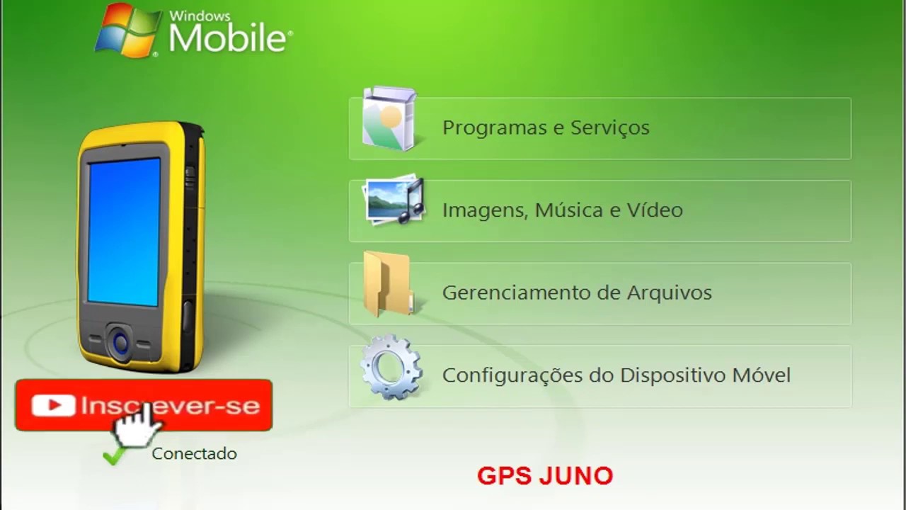 Como instalar Windows Mobile no windons 10 e conectar e baixar dados de GPS