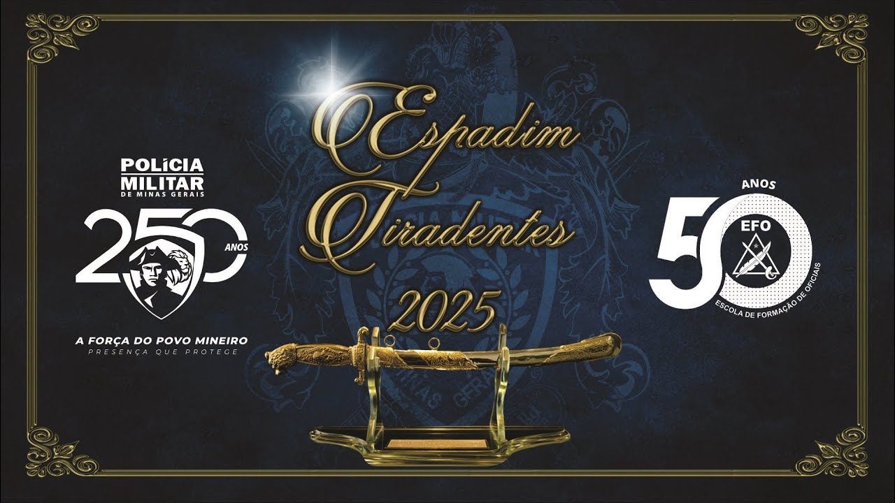 Solenidade de entrega do Espadim Tiradentes 2025 da P.M.M.G.