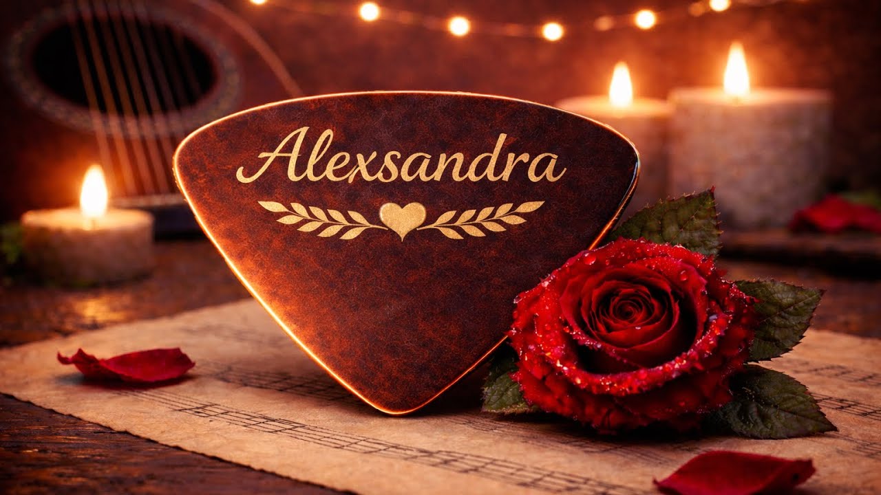 Alexsandra | Seu Nome em Canção 🌹