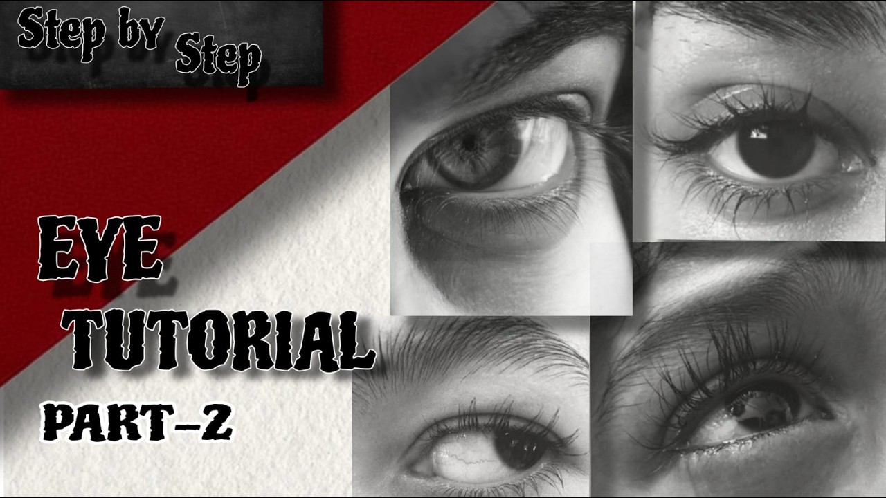 How to draw realistic eyes part 2