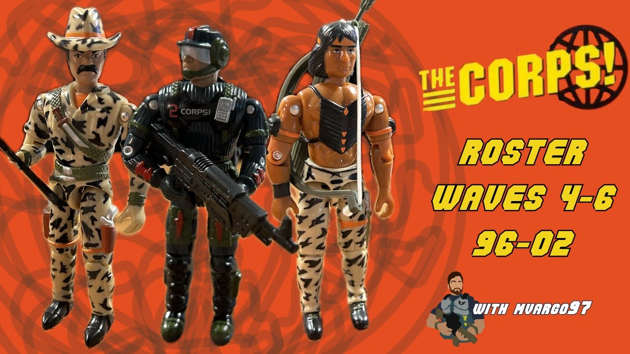 Lanard The Corps! Wave 4-6 1996-2002 Roster