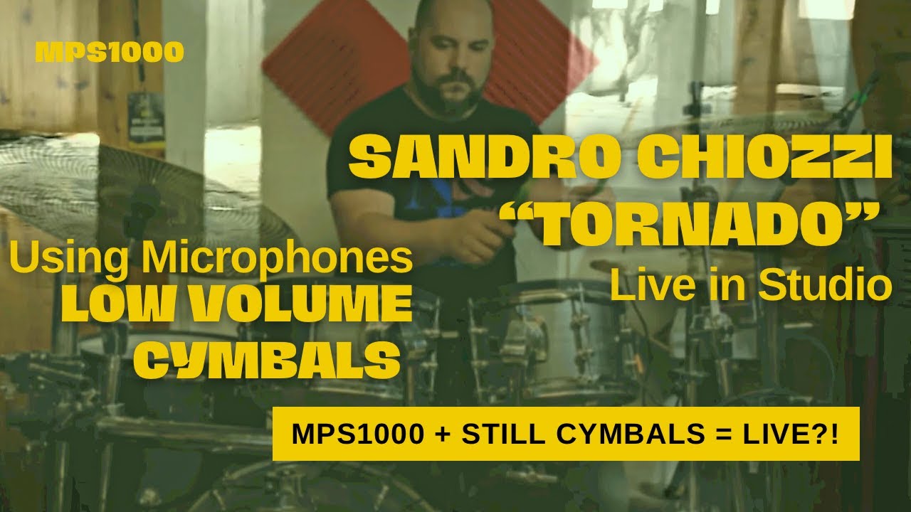 Live in Studio con Sandro Chiozzi | MPS1000 + Low Volume Cymbals | Suoniamo 