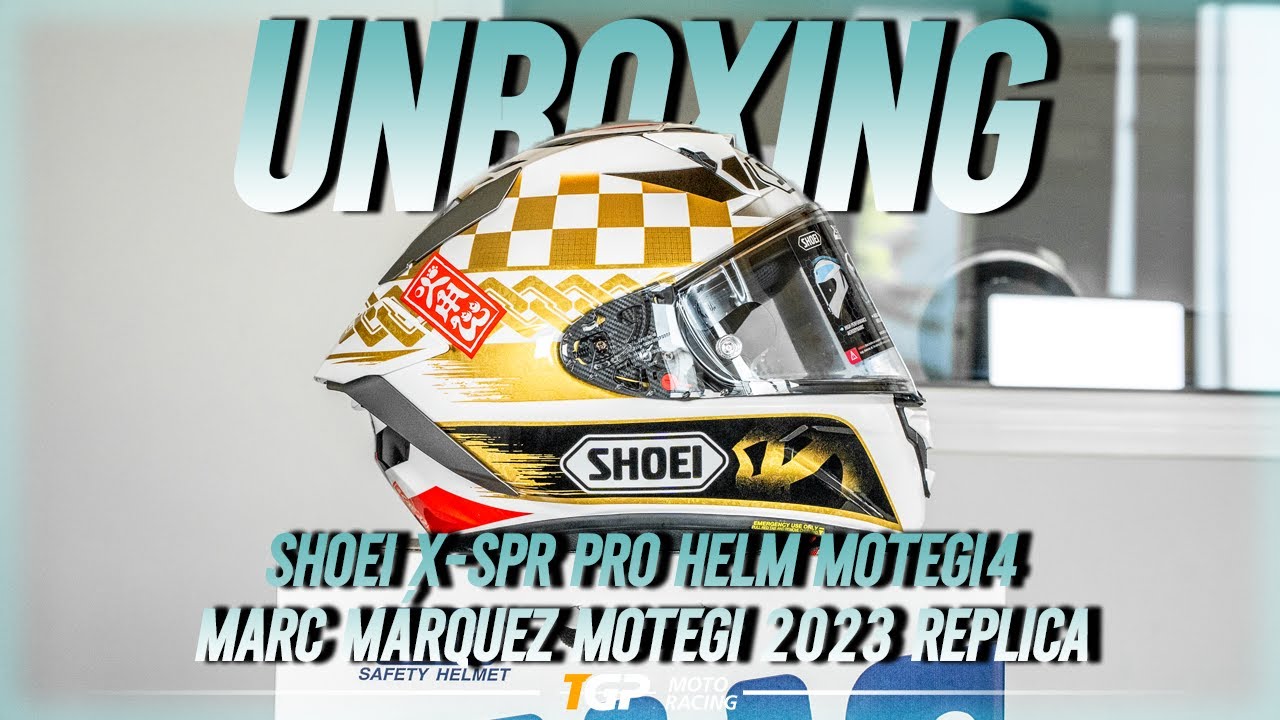 Shoei X-SPR PRO Helm Márquez Motegi4 TC-1 - Marc Márquez Motegi 2023 Replica | Unboxing | TGP
