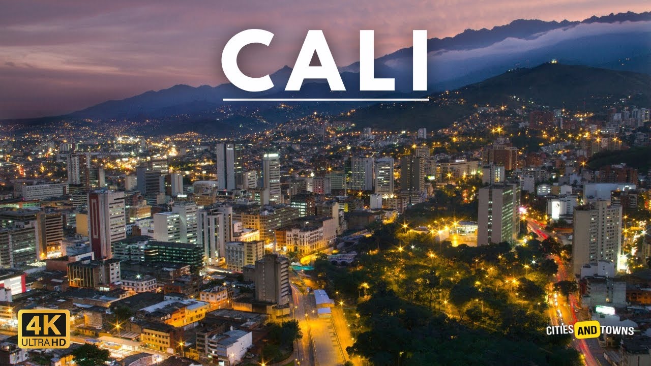 Cali Colombia in 4K Video by Drone - Salsa Capital of the World