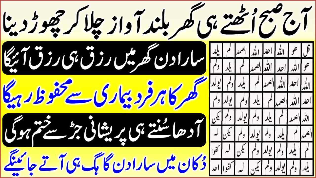 16 Shaban Jumerat Ki Dua | Sara Din Rizq Pane Ka Wazifa | Har Koi Bimari Se Mehfooz | Mushkil Ka Hal