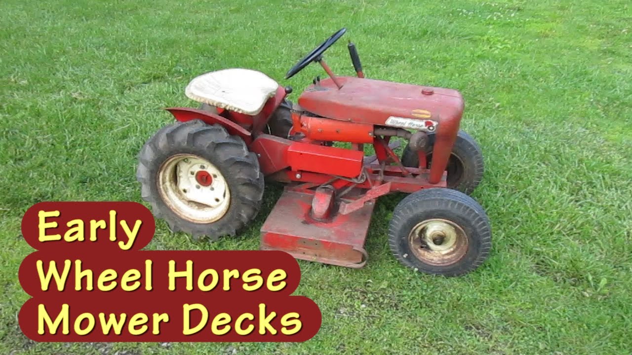 Early Wheel Horse Mower Decks