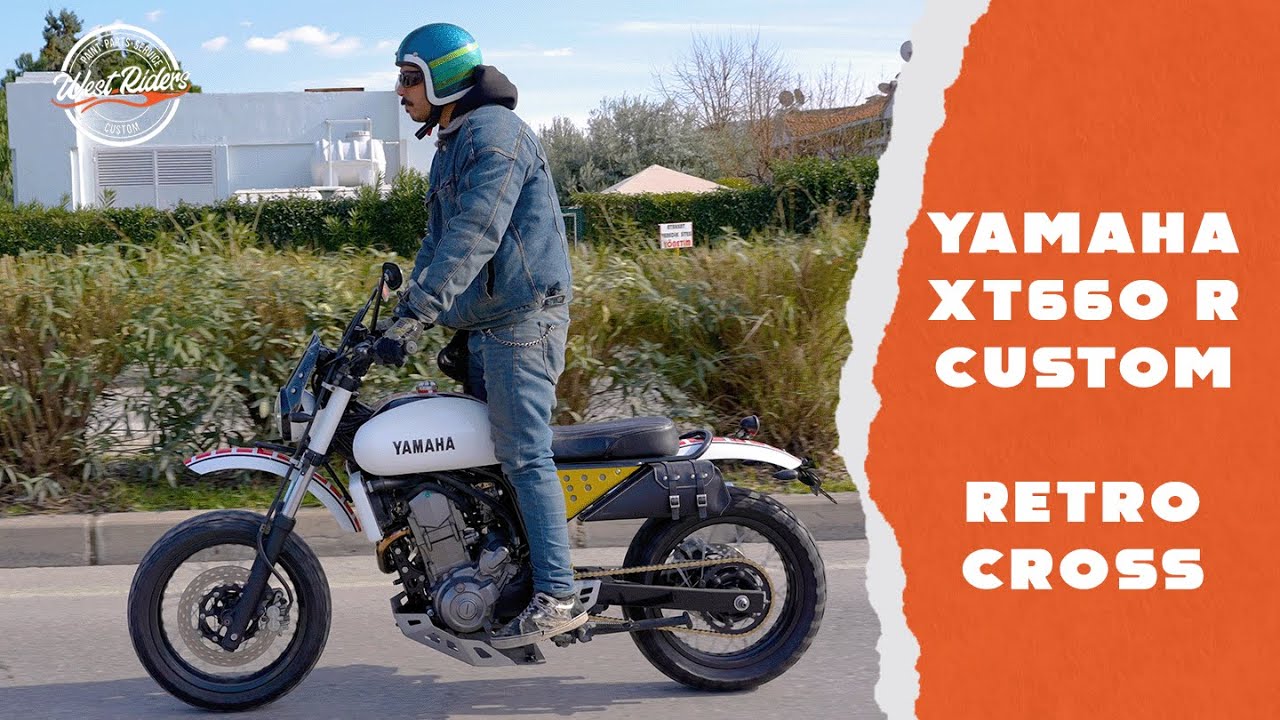 Custom Yamaha XT 660 Jazz Projesi - Retro Cross Motocycle