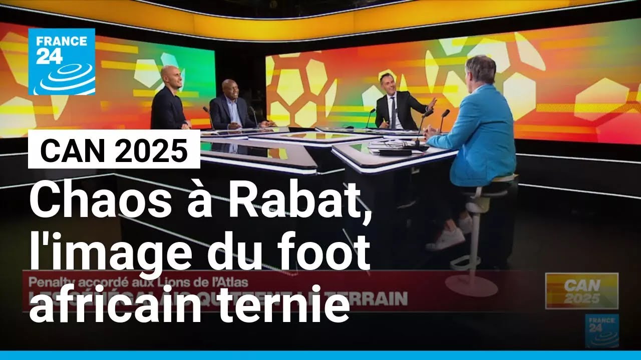 CAN 2025 : chaos &agrave; Rabat, l'image du foot africain ternie &bull; FRANCE 24