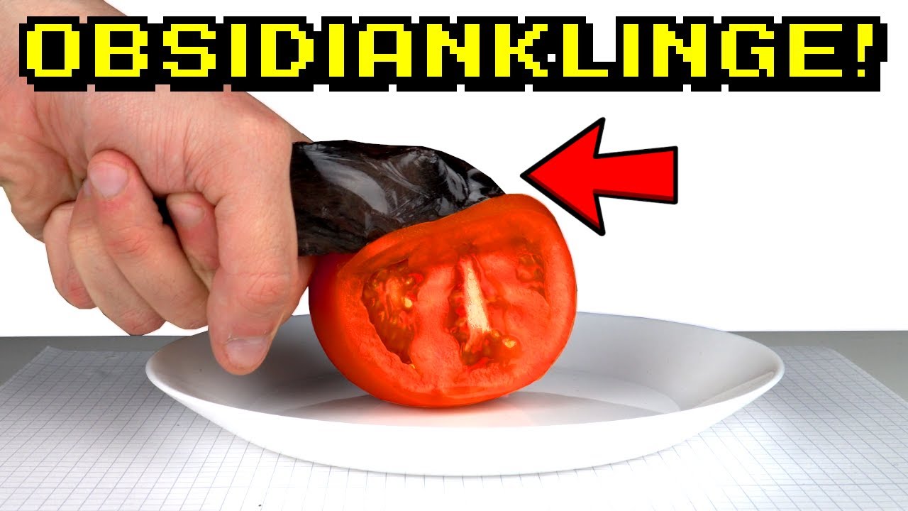 Das sch&auml;rfste Messer der Welt! Obsidian