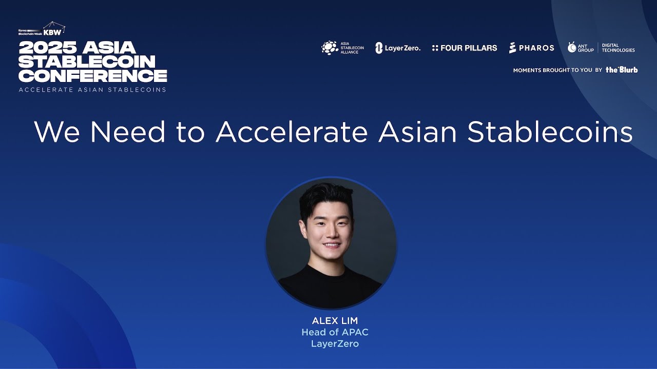 We Need to Accelerate Asian Stablecoins| Alex Lim (LayerZero) | ASC 2025 Opening Address