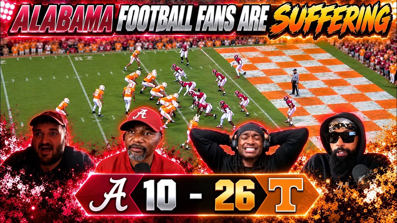 ALABAMA CRIMSON TIDE FANS REACT TO ANOTHER PAINFUL LOSS TO TENNESSEE VOLS | BAMA 10-26 TENNESSEE