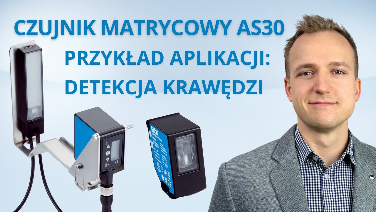 Czujnik matrycowy AS30 z oświetlaczem ELA - 🔍 Detekcja krawędzi na obiektach p&oacute;łtransparentnych