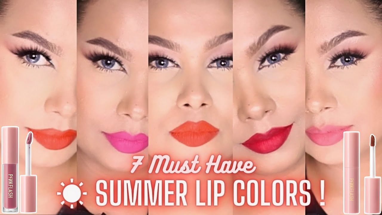 7 MUST HAVE SUMMER LIP COLORS | FROM PINK FLASH & FOCALLURE FOR BROWN SKIN | TRISHITA NOWROJ