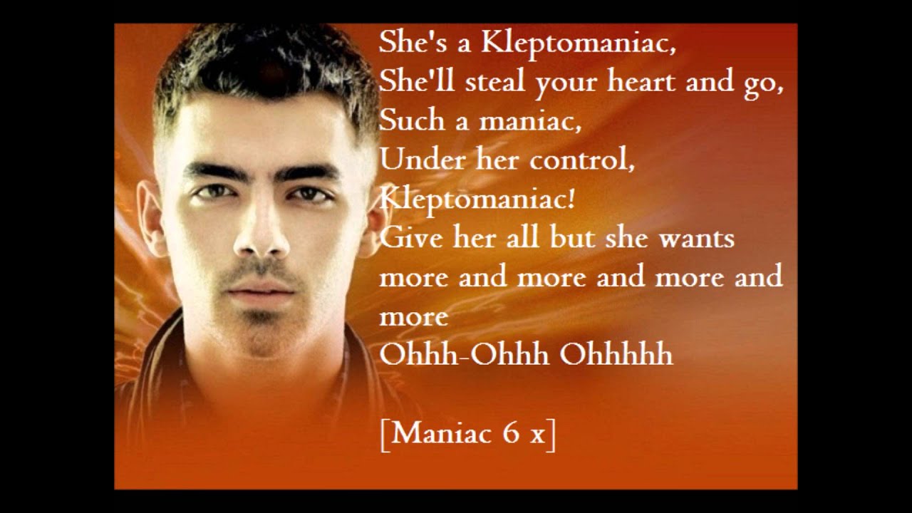 Joe Jonas - Kleptomaniac (lyrics)