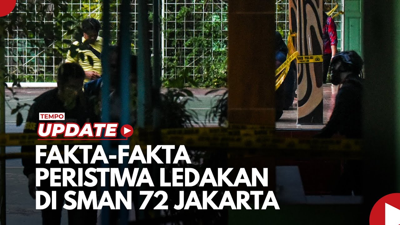 Fakta fakta Peristiwa Ledakan di SMAN 72 Jakarta