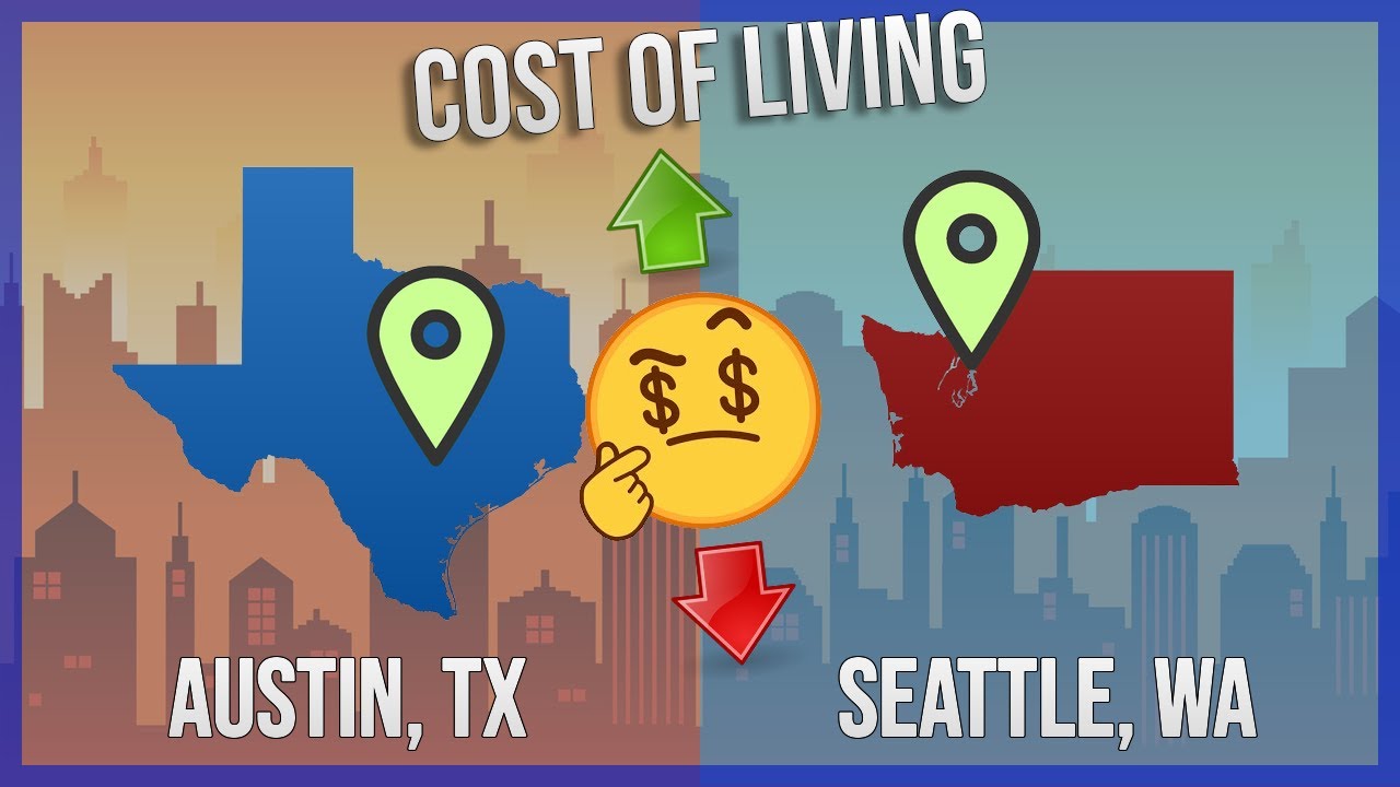 Austin, TX vs Seattle, WA Cost of Living/Travel Price 2025 Comparison