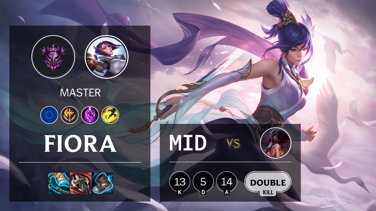 Fiora Mid vs Akali - EUW Master Patch 11.2