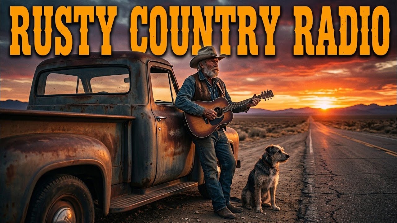 Million View Country – Dusty Road Country | Cowboy Sunset Truck Driving Ballads.