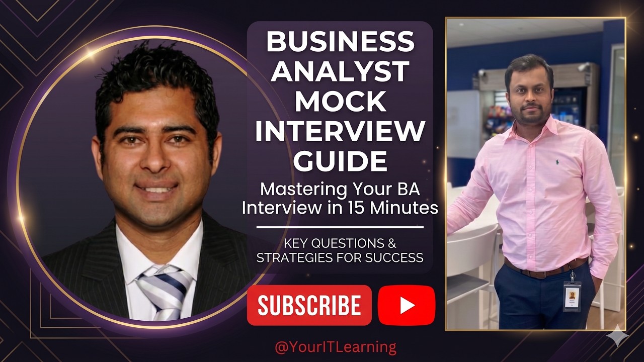 Business Analyst Interview Preparation | Real Mock Interview Session #mockinterview