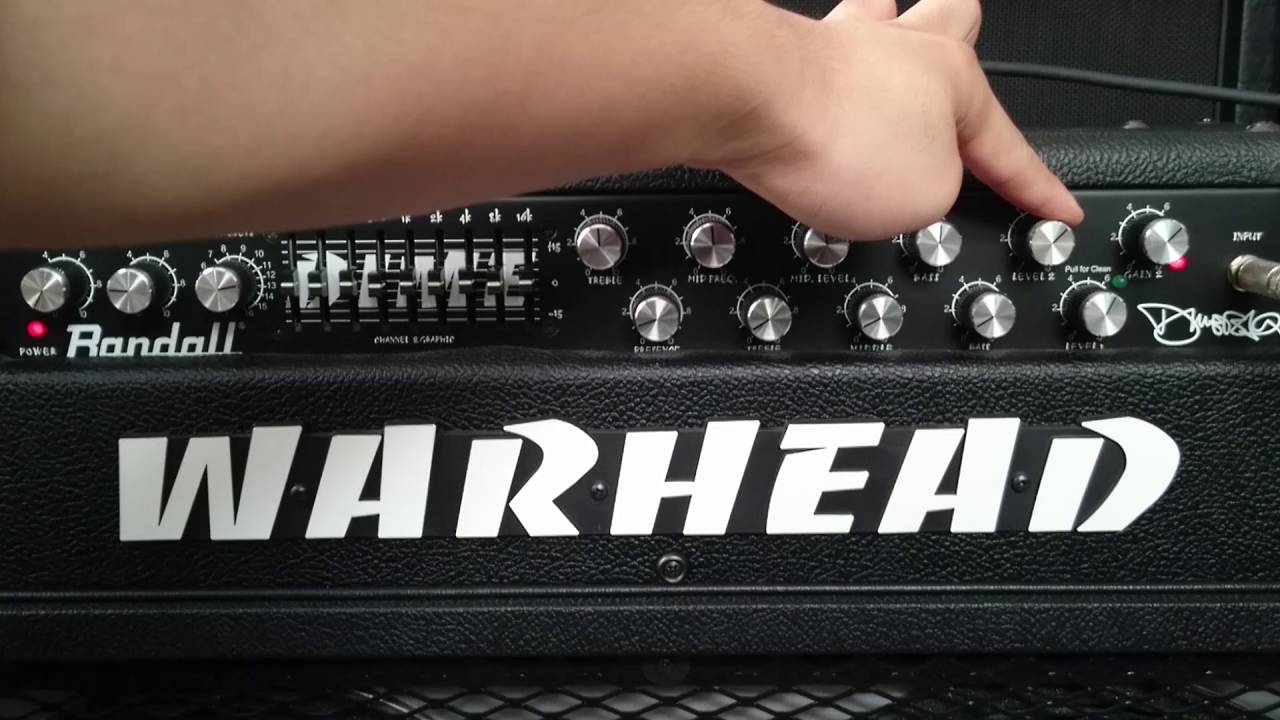Randall WARHEAD combo - Metal test