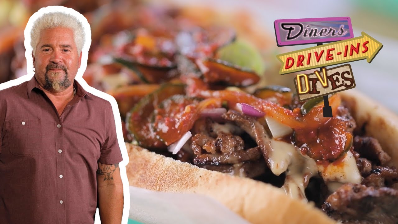 Guy Fieri Eats AWESOME Bulgogi Cheesesteak in Atlanta 🔥 | Diners, Drive-Ins and Dives | Food Network