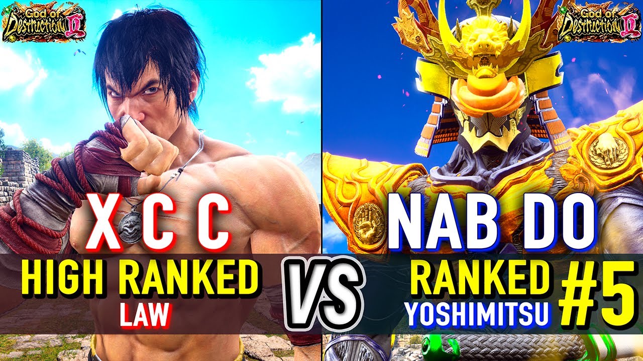 T8 🔥 X C C (Law) vs NAB DO (#5 Ranked Yoshimitsu) 🔥 Tekken 8 High Level Gameplay