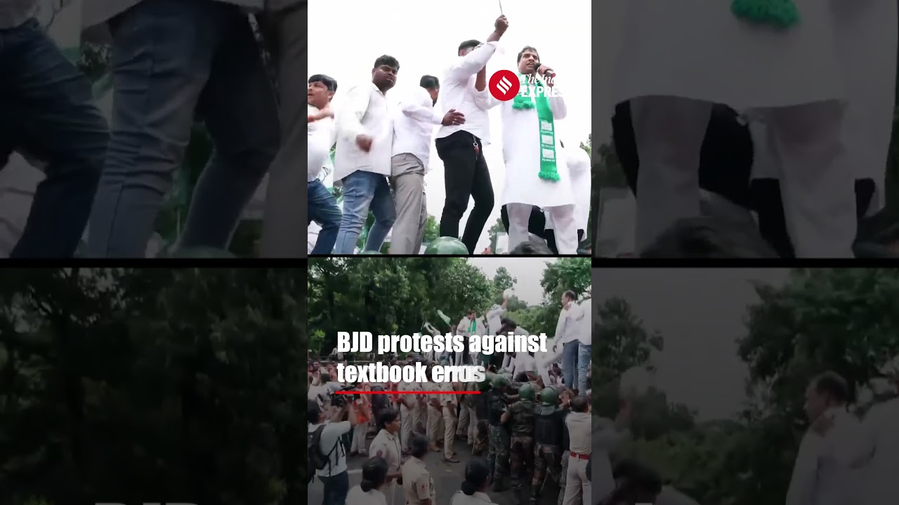 BJD Protest Erupts Over Textbook Errors, Opposition Demands Odisha Education Minister&rsquo;s Resignation