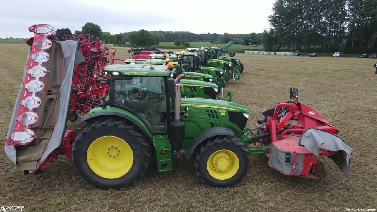 Démo Fenaison Kuhn /John Deere / Packo Agri [Abrassart SPRL]