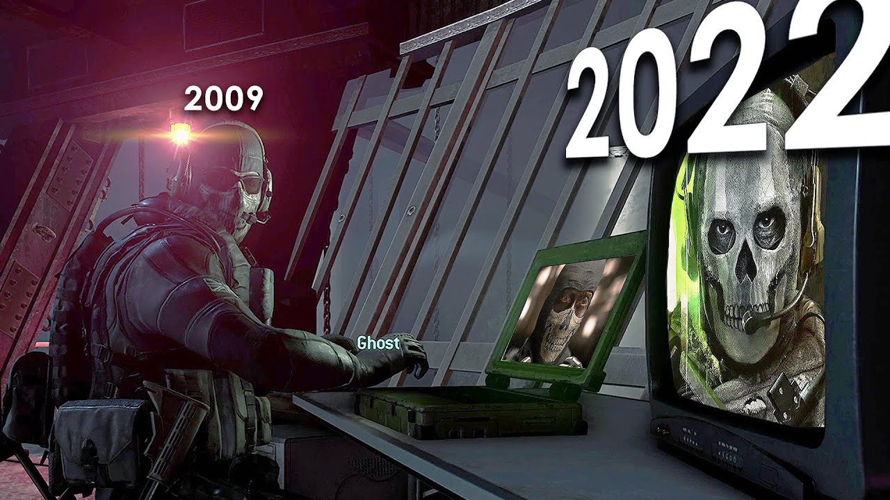 ЭВОЛЮЦИЯ ГОУСТА (Голос/Добивания/Сравнение моделей) &mdash; Call of Duty: Modern Warfare 2 (2009 против...