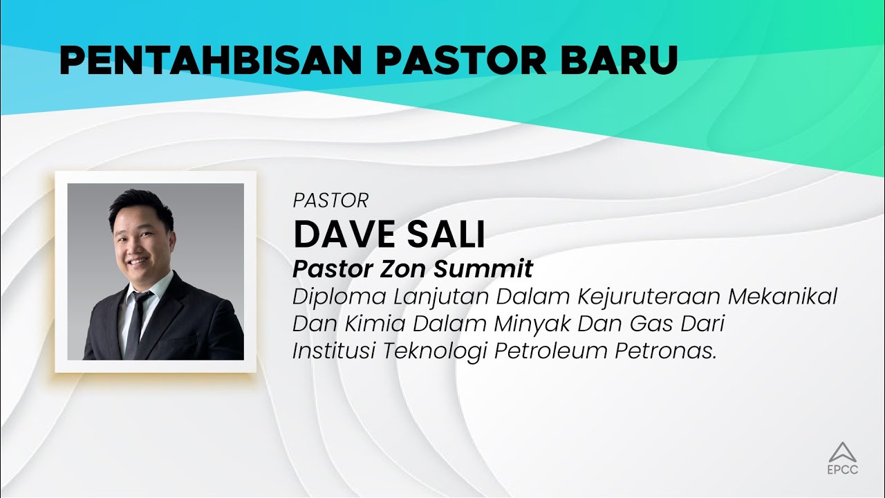 EPCC Summit | Pr Dave Installation