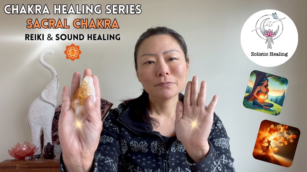 Sacral Chakra Healing 🧡 | Chakra Healing Series | Reiki Energy & Sound Healing