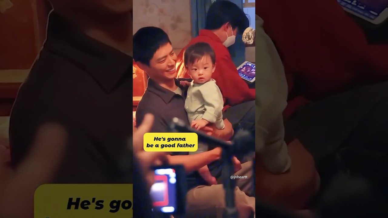 He's gonna be a good father 😍😍 #parkbogum #iu #whenlifegivesyoutangerines