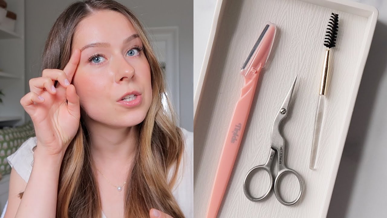 My Quick Face Shaving & Brow Trimming Routine (I Do This 3 Times X Week)