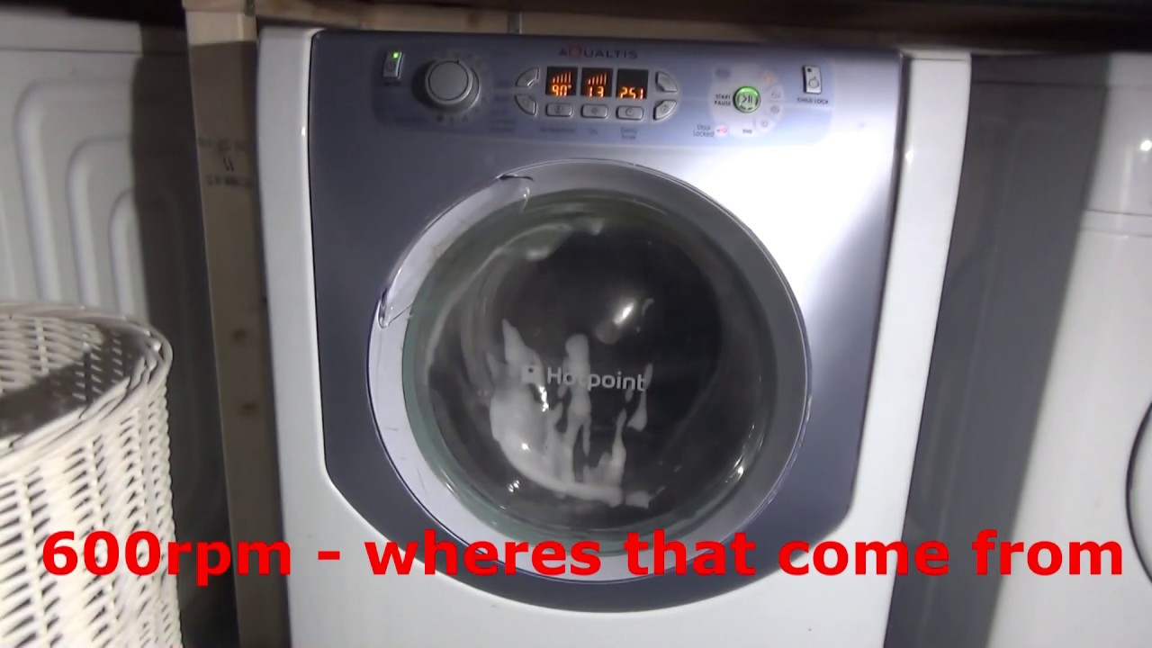Hotpoint Aqualtis AQM8F49U : Unexpected Suds lock Inter spin 600rpm (Part 6)