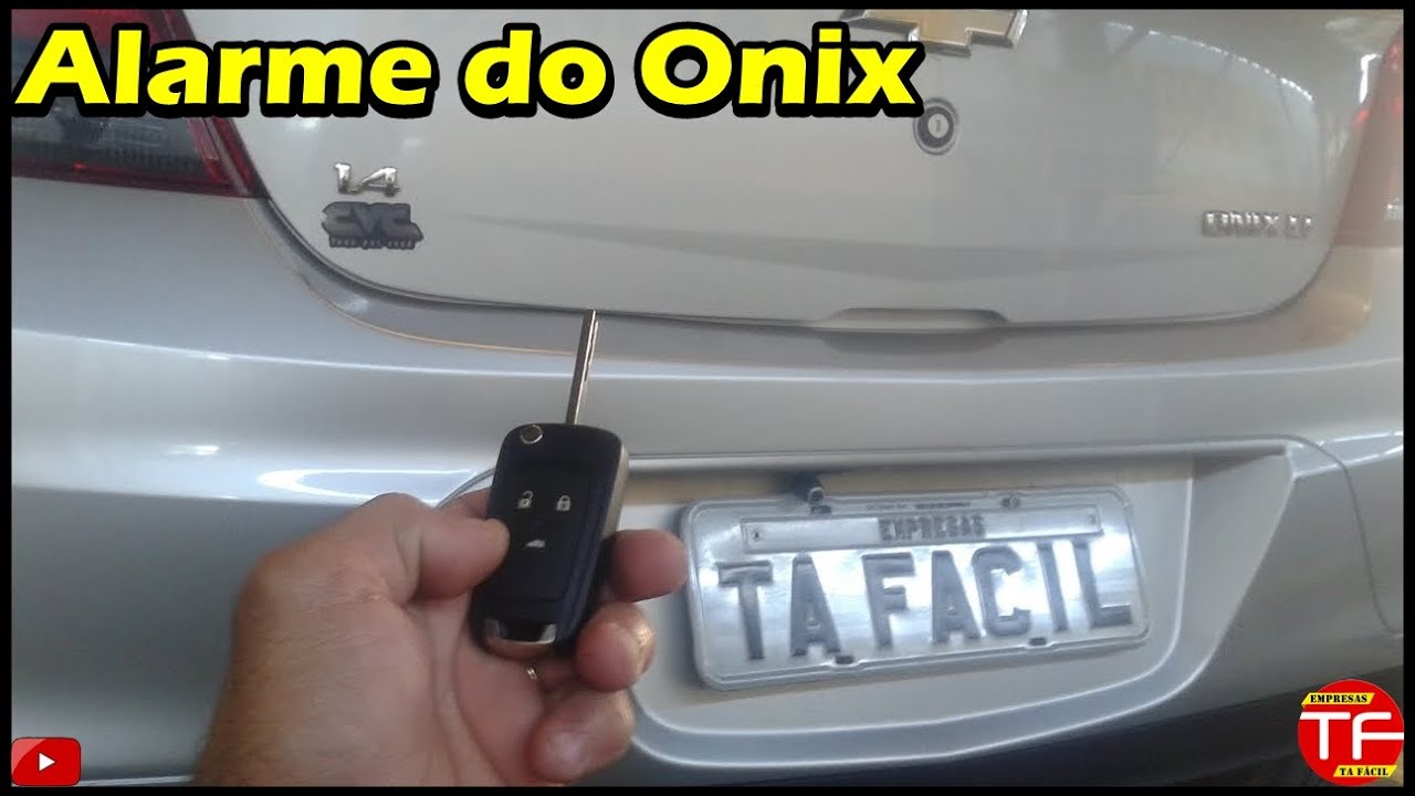 Como instalar alarme no Onix