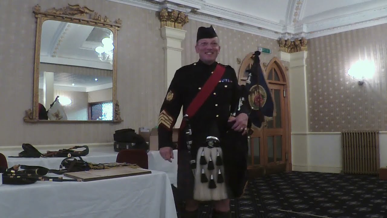 LBPS Collogue, 8th of October, 2022 - Pipe Major Alastair Duthie.