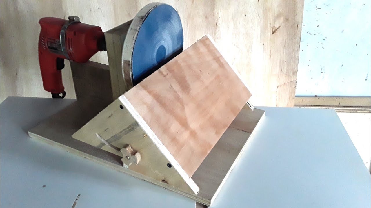 Cara membuat mesin amplas duduk bisa 45 derajat | disc sander 7