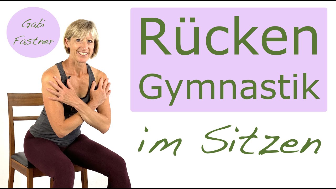🛷 23 min. Rücken-Gymnastik im Sitzen | ohne Geräte, mit Hocker oder Stuhl